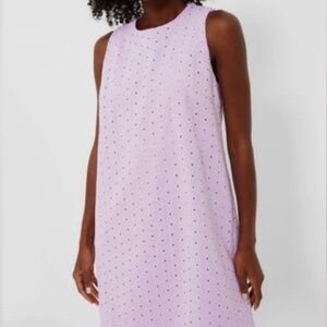Tuckernuck Lavender Eyelet Sleeveless Folly Dress